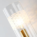 Glass Candlestick Wall Light