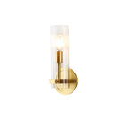 Glass Candlestick Wall Light