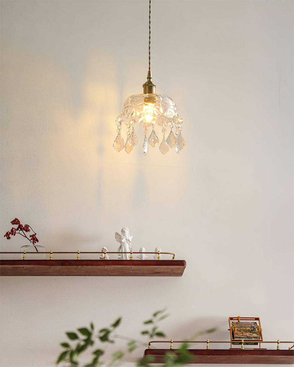 Glass Jewel Pendant Light