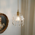 Glass Jewel Pendant Light