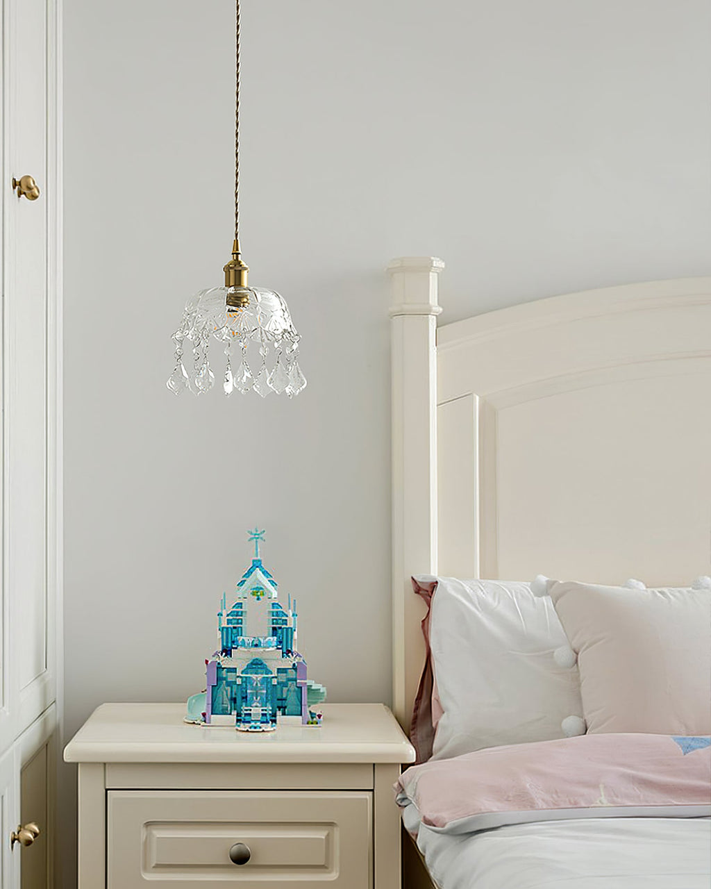 Glass Jewel Pendant Light