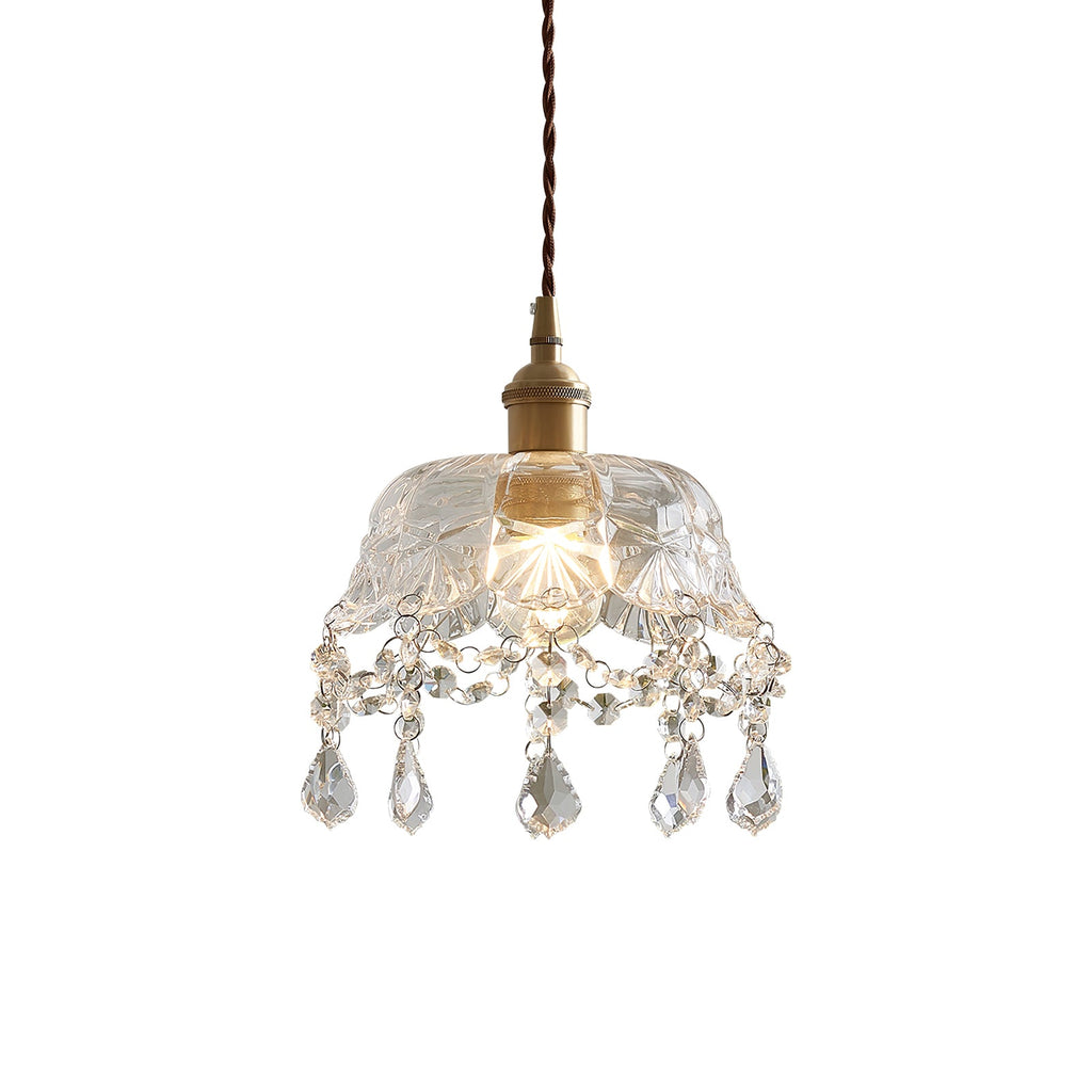 Glass Jewel Pendant Light