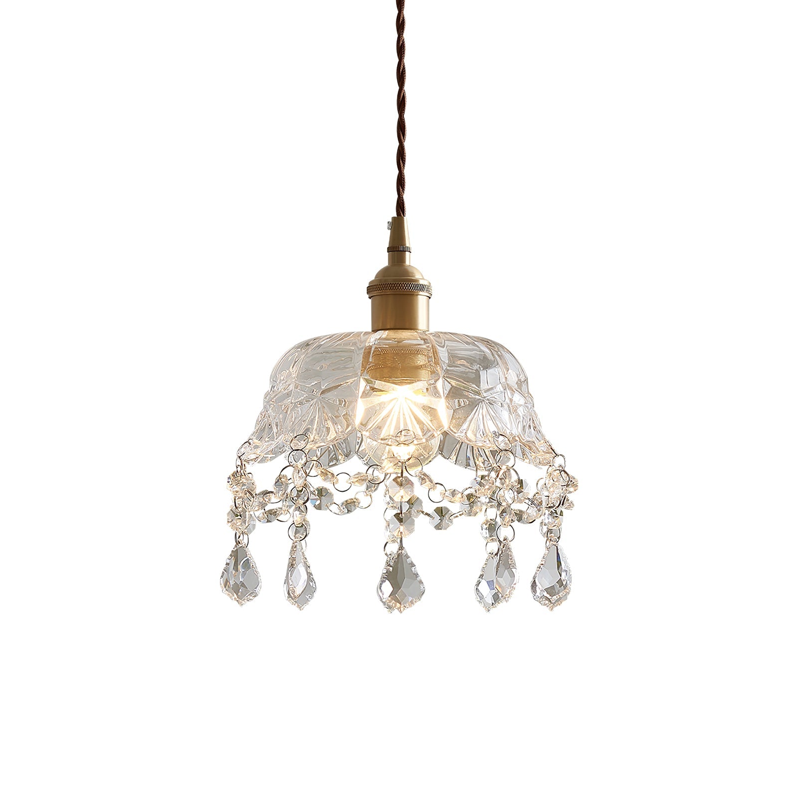 Glass Jewel Pendant Light