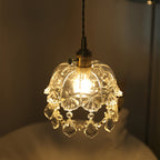 Glass Jewel Pendant Light
