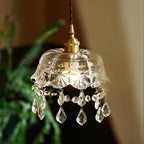 Glass Jewel Pendant Light