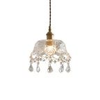 Glass Jewel Pendant Light
