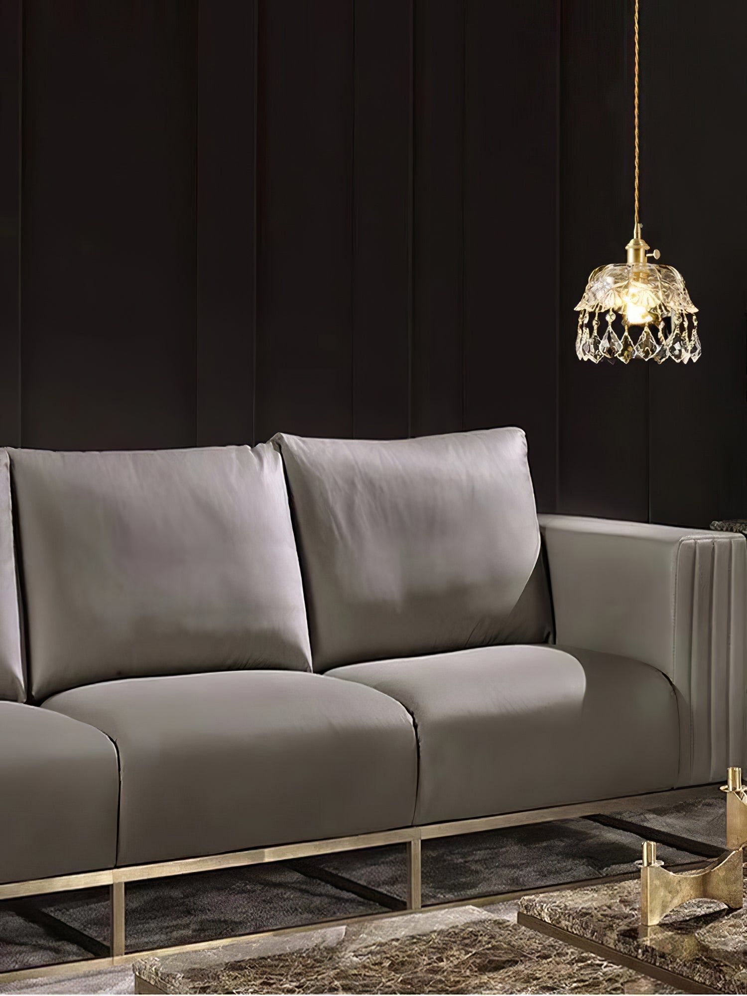 Glass Jewel Pendant Light