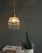 Glass Jewel Pendant Light