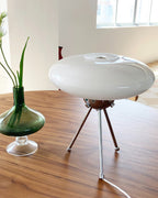 Glass UFO Table Lamp