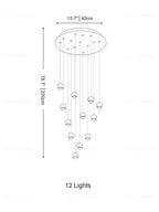 Glimmering Gems Chandelier