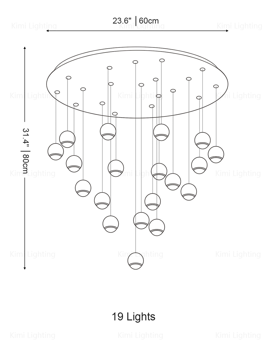 Glimmering Gems Chandelier