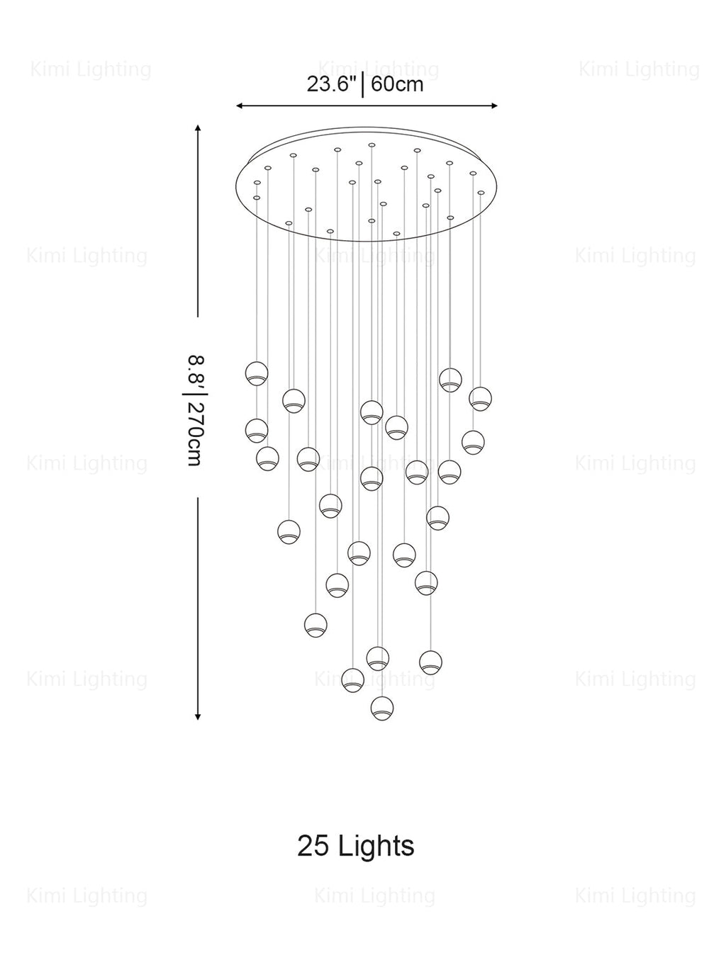 Glimmering Gems Chandelier