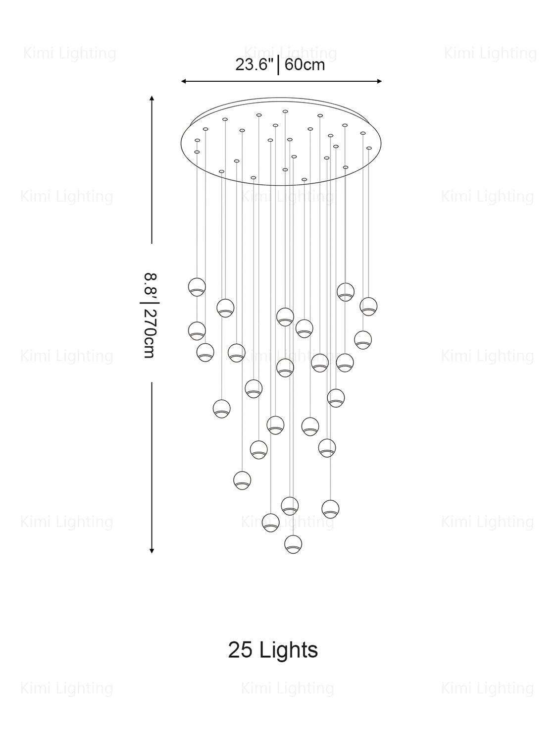 Glimmering Gems Chandelier