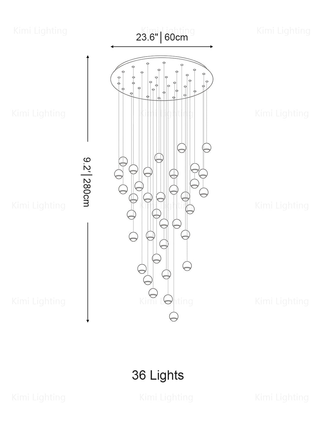 Glimmering Gems Chandelier