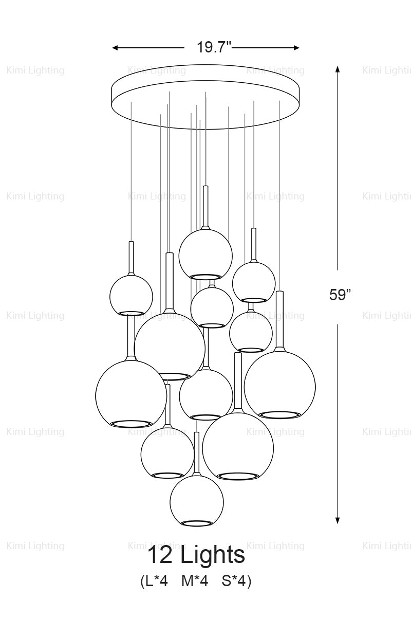 Glass Globe Pendant Light