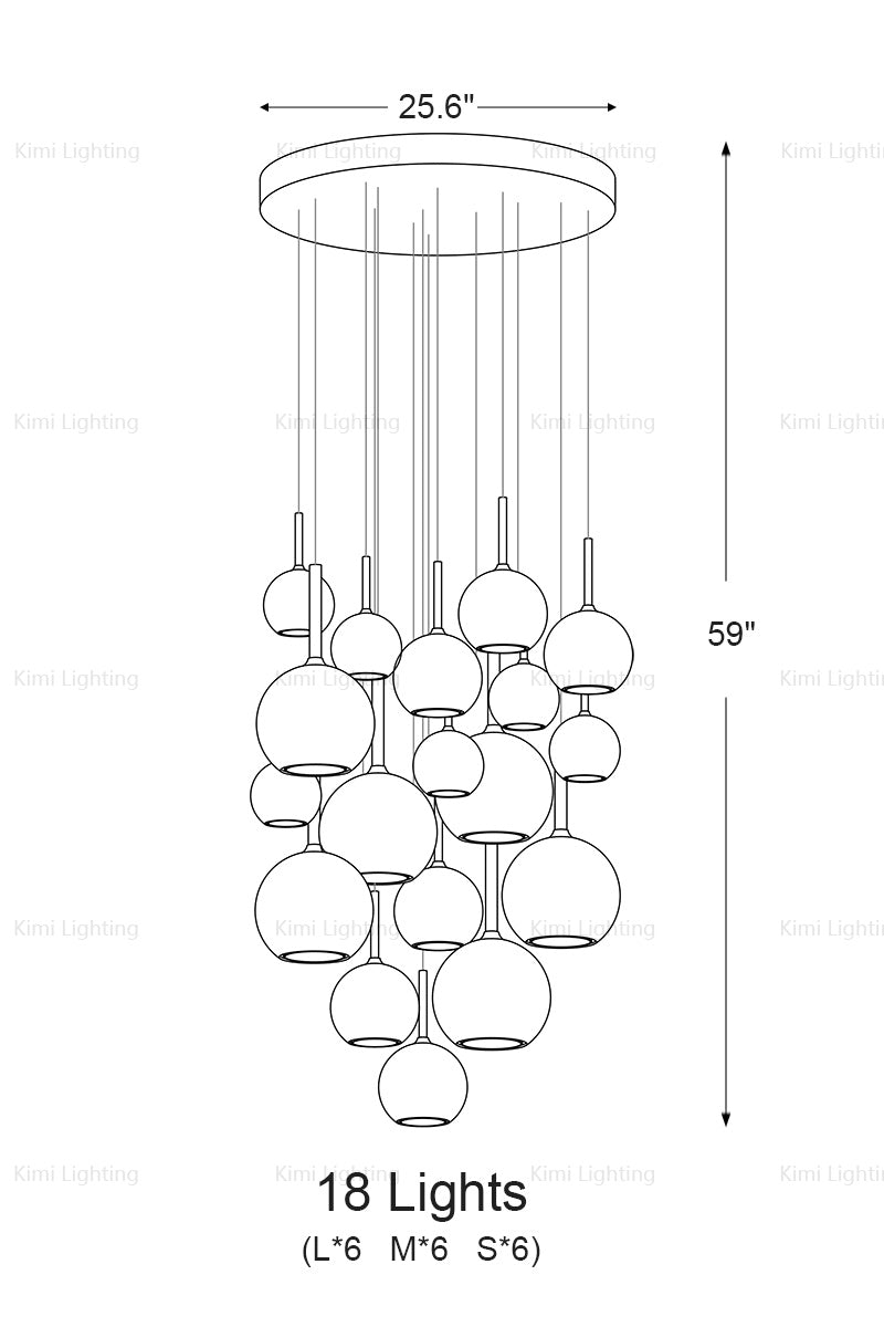 Glass Globe Pendant Light