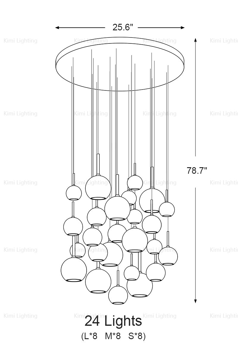 Glass Globe Pendant Light