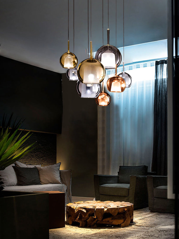 Glass Globe Pendant Light