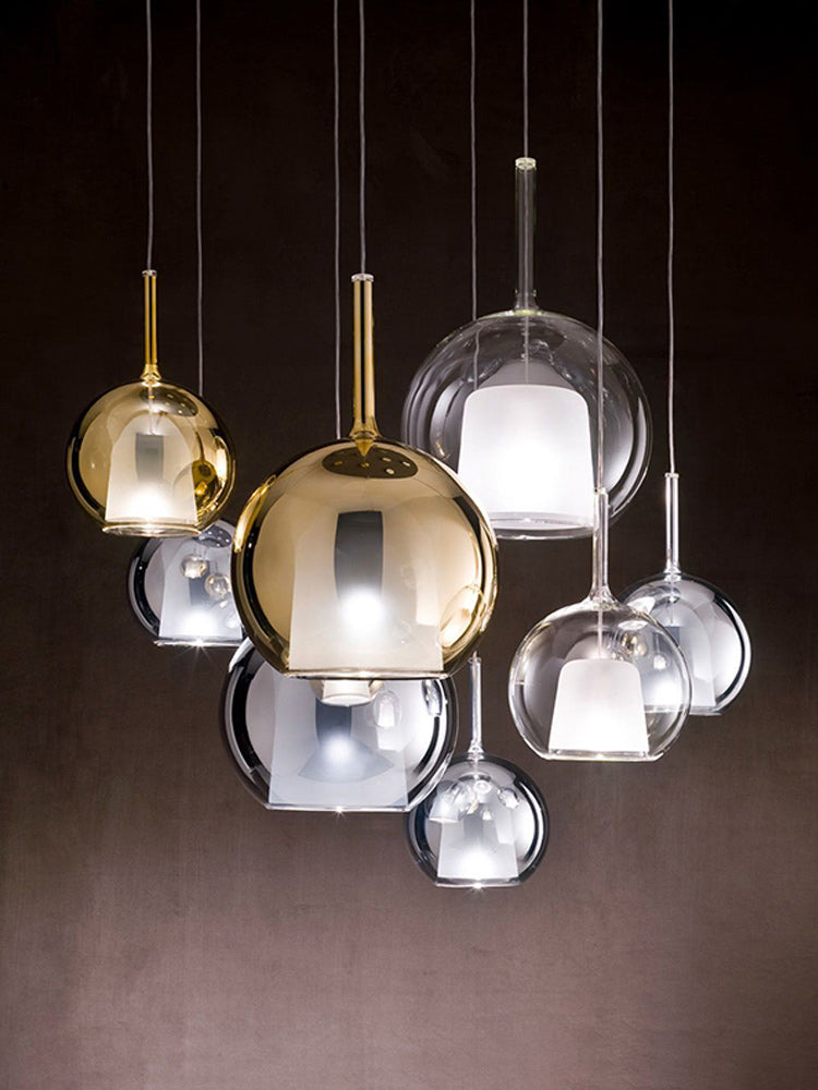 Glass Globe Pendant Light
