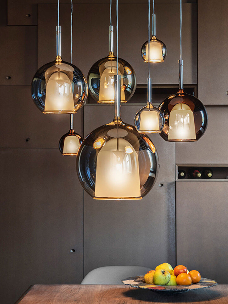 Glass Globe Pendant Light