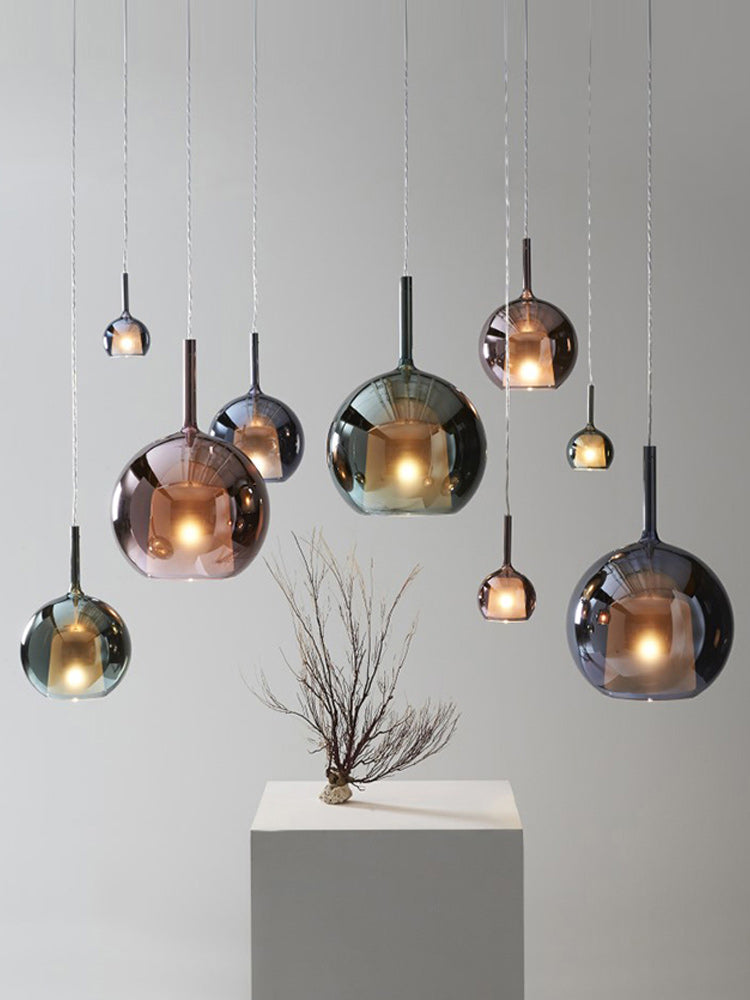 Glass Globe Pendant Light