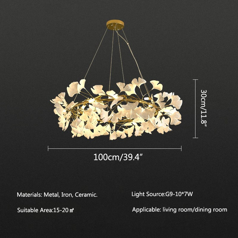 Gingko Chandelier-C Hanging Light Fixtures