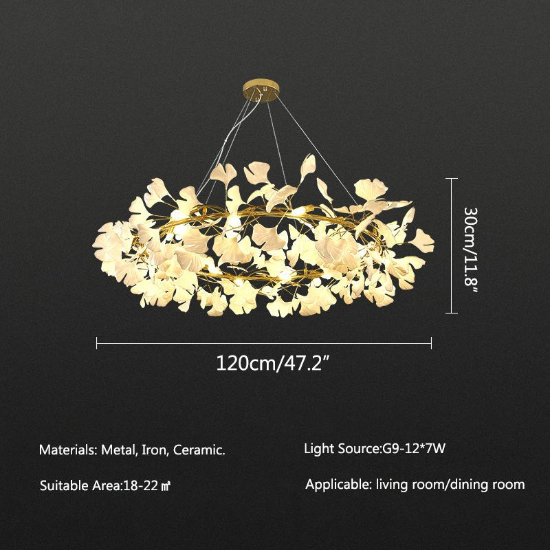 Gingko Chandelier-C Hanging Light Fixtures