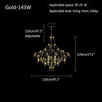 Adjustable Large Creativity Crystal Chandelier