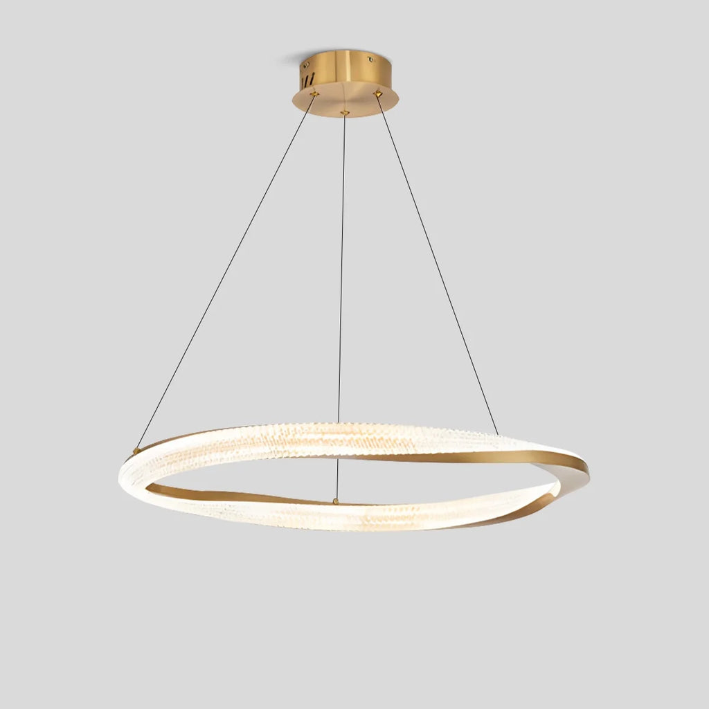 Modern Simple Mobius Circle Chandelier