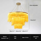 Modern Art Decor Tassel Chandelier