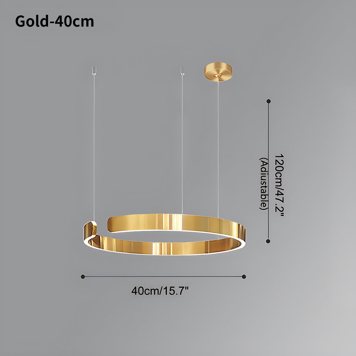 Modern Ring LED Chandelier for Living Room