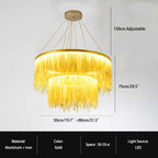 Modern Art Decor Tassel Chandelier