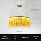 Modern Art Decor Tassel Chandelier