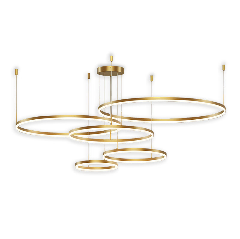 Modern Wireless Ring Chandelier Ceiling Lamp