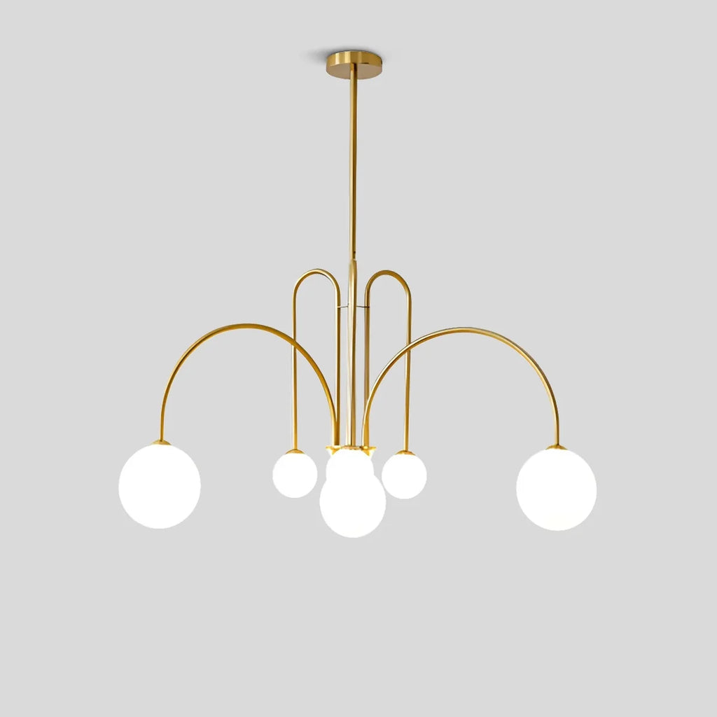 Avi Double Layer Glass Chandelier