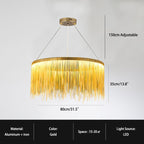 Modern Art Decor Tassel Chandelier