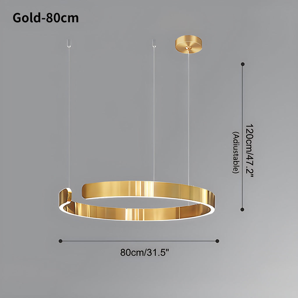 Modern Ring LED Chandelier for Living Room