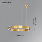 Modern Ring LED Chandelier for Living Room