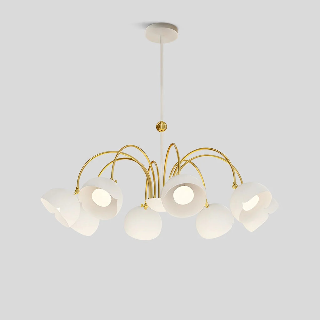 French Flower Shaped Chandelier