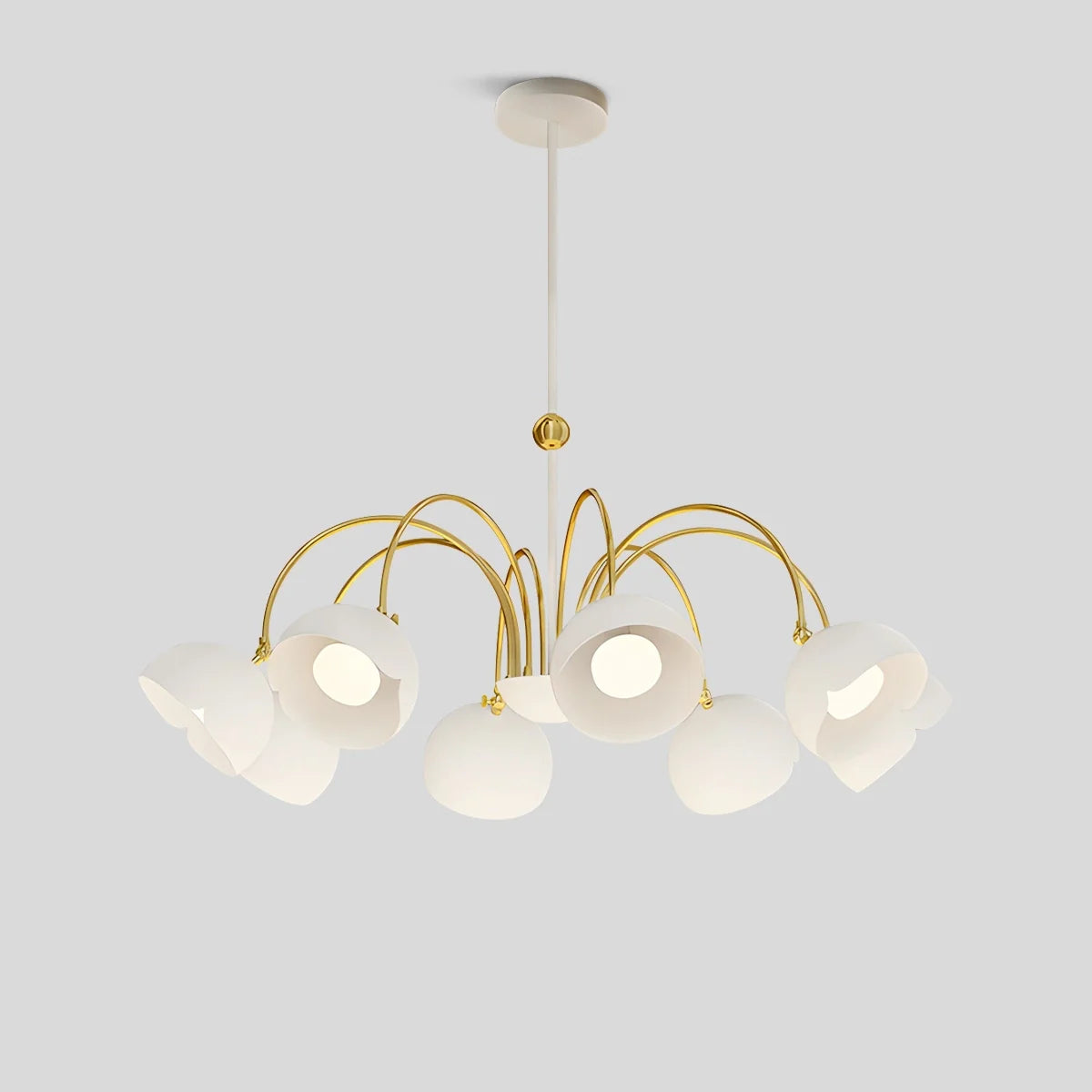 French Flower Shaped Chandelier