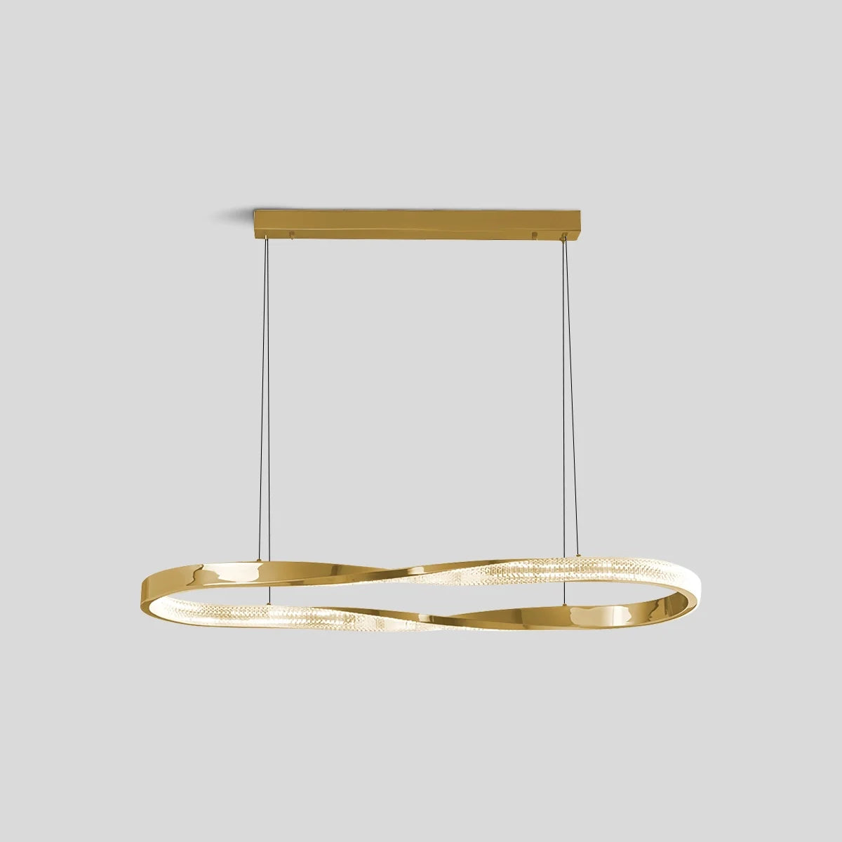 Modern Simple Mobius Circle Chandelier