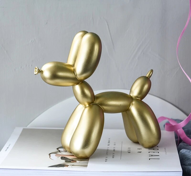 White Gold Ballon Dog