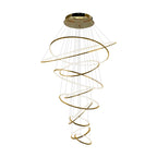 Large Tiered Ring Foyer Chandelier