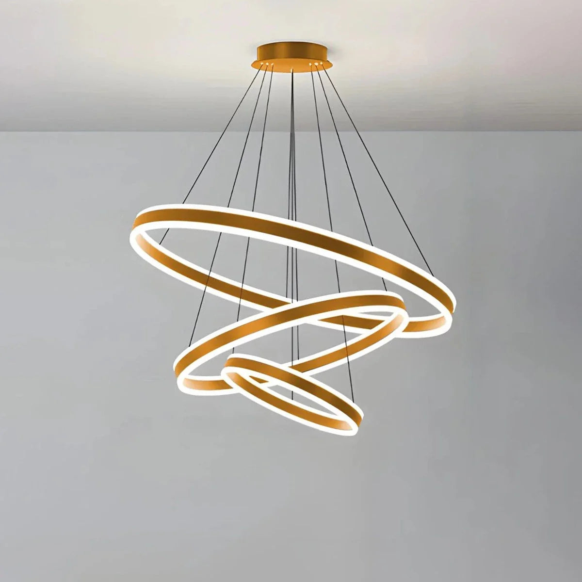 Circle Layered Living Room Chandelier