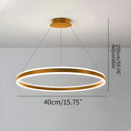 Circle Layered Living Room Chandelier