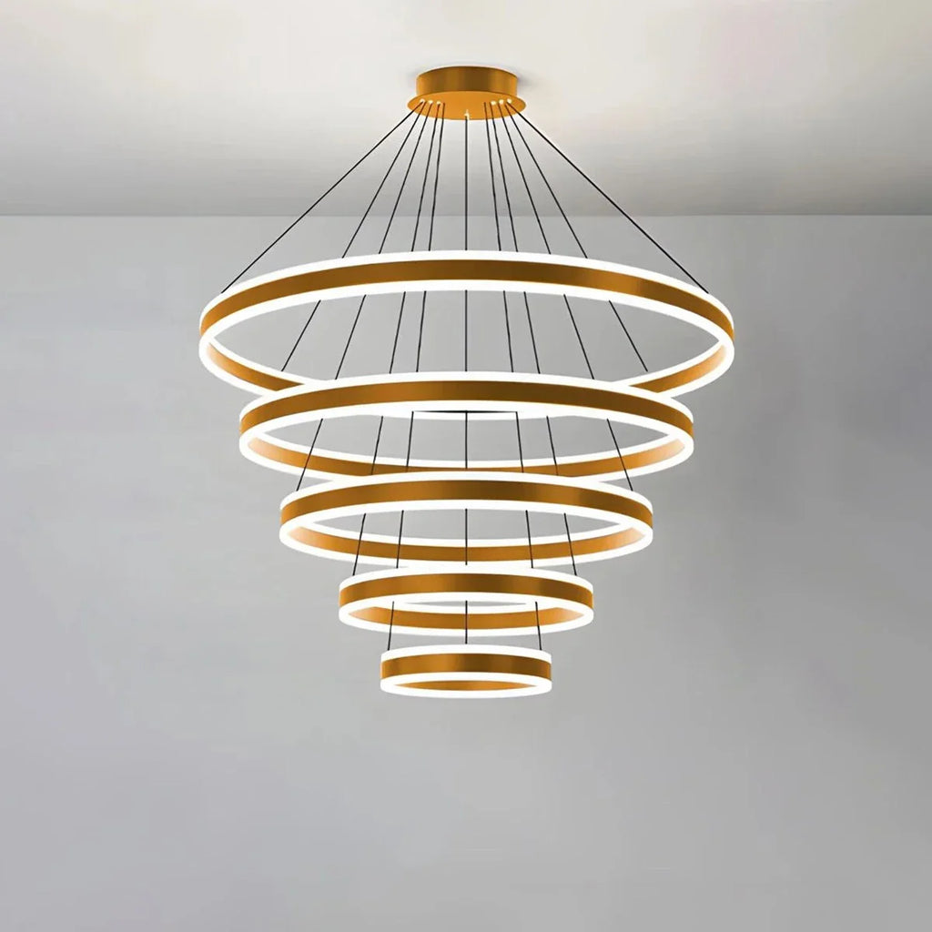 Circle Layered Living Room Chandelier