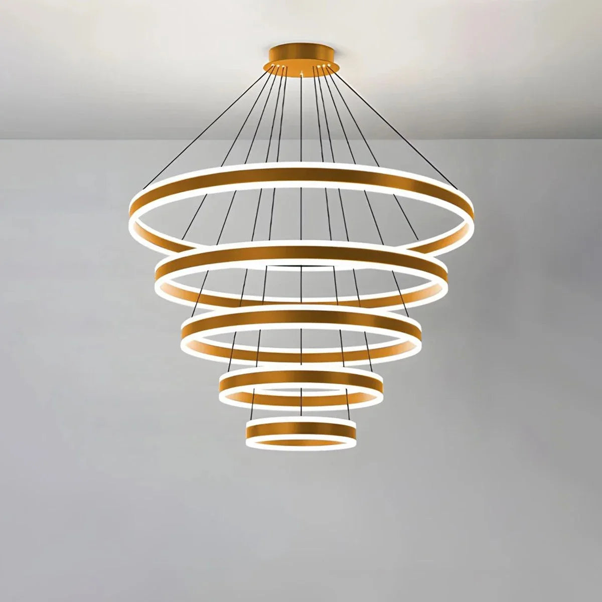 Circle Layered Living Room Chandelier