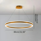 Circle Layered Living Room Chandelier