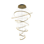 Large Tiered Ring Foyer Chandelier