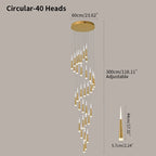 Meteor Shower Chandelier for Staircase